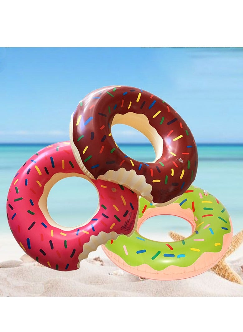 Loquat Inflatable Doughnut Shaped Floating Ring Green - Image 3