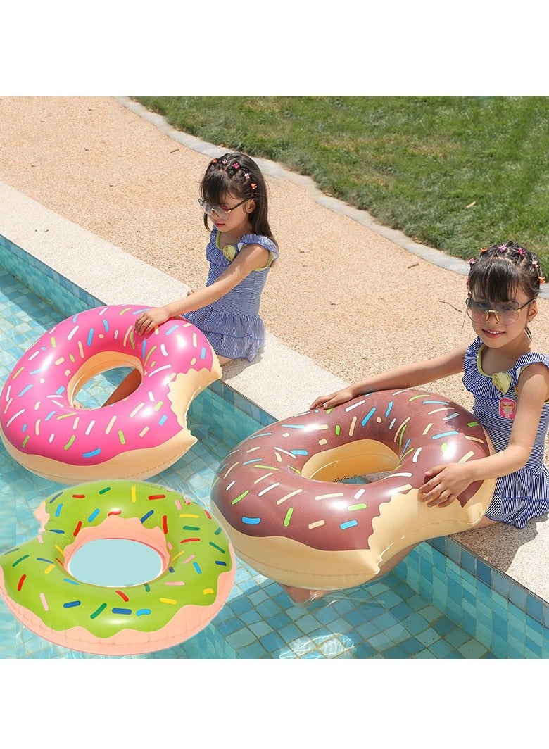 Loquat Inflatable Doughnut Shaped Floating Ring Green - Image 2