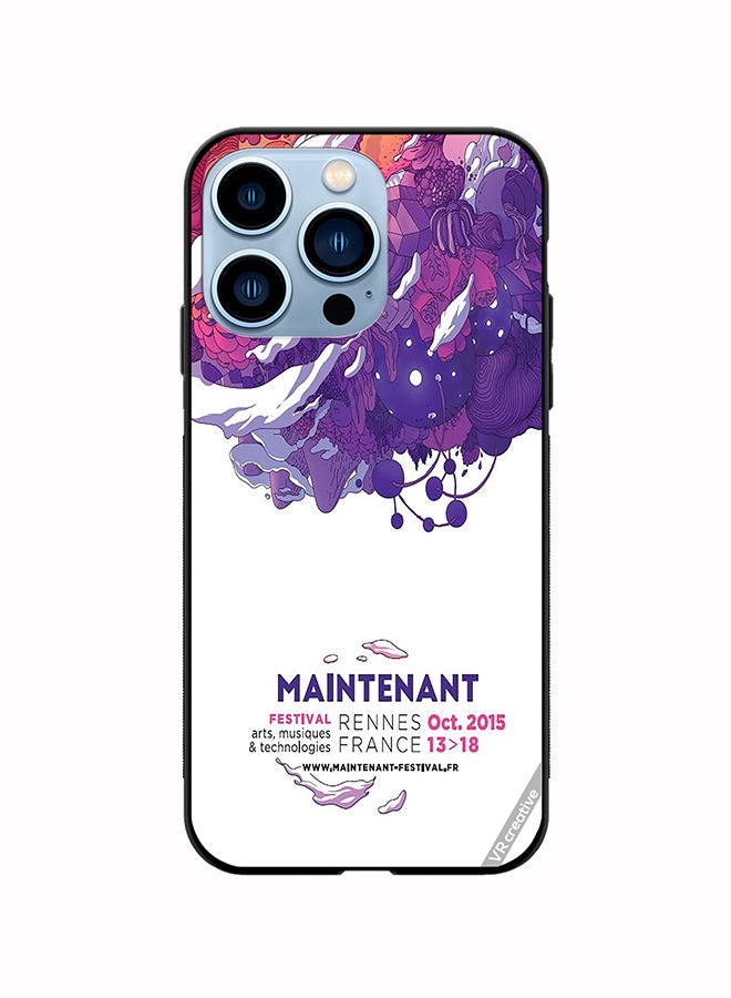 VR CREATIVE Protective Case Cover For Apple iPhone 14 Pro Max Maintenant Festival Modern Event Design Multicolour - Image 1