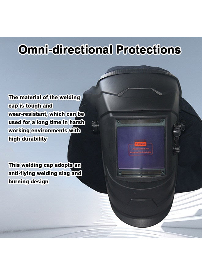 Practical Welding Cap Protective Cover Easy Snap-on Installation Anti-burn Removable Welding Accessory Collar Headwrap Optional  - Image 4