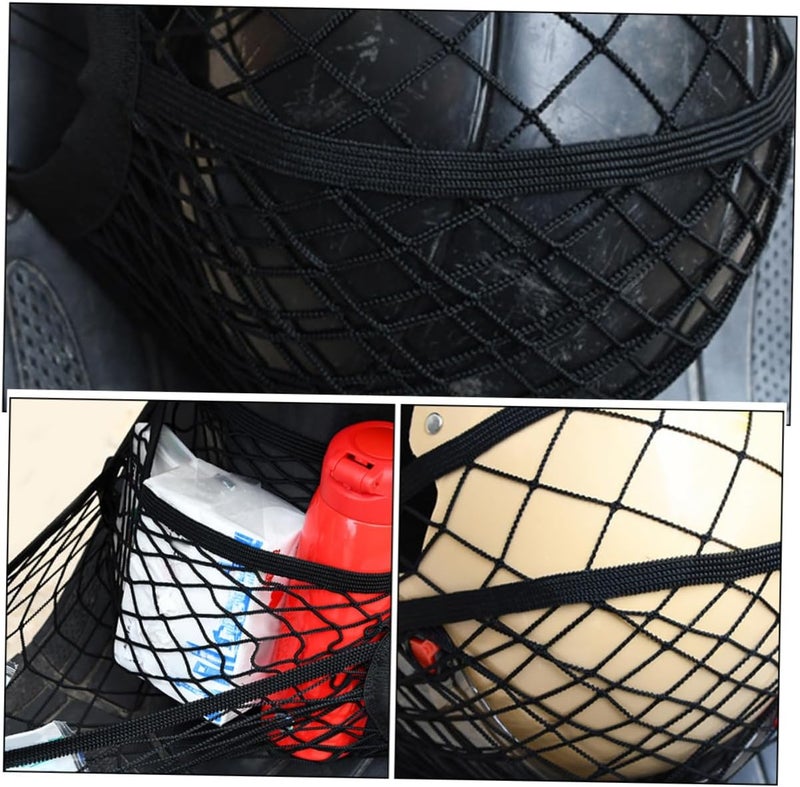 BESTOYARD Electromobile Storage Net Bag Nylon Elastic Cargo Netting Rv Automotive Cargo Net - Image 3