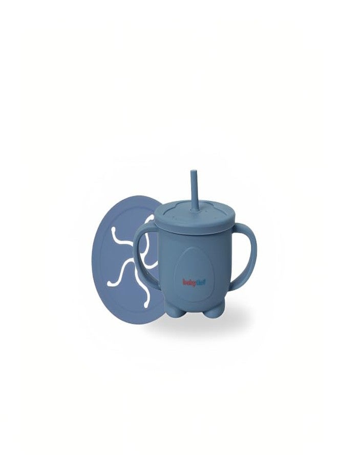 Babylief Silicone Snack Cup (Powder Blue) - Image 1