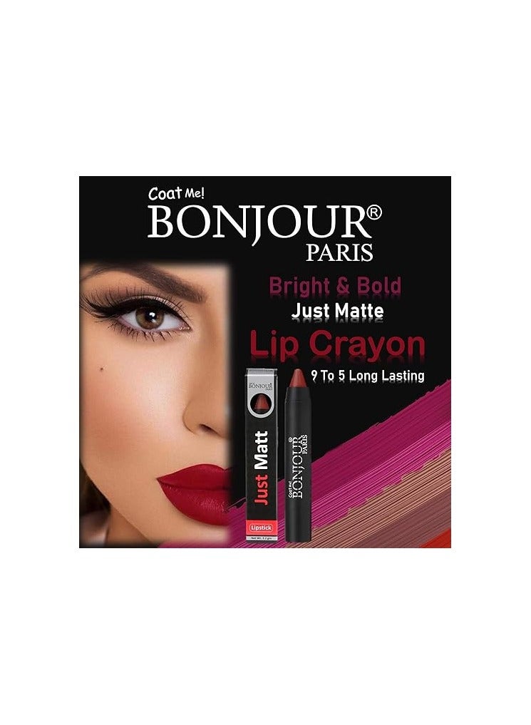 بونجور باريس قلم الشفاه بونجور باريس جاست مات - بابل جام بينك، 3.2 جم - Image 4