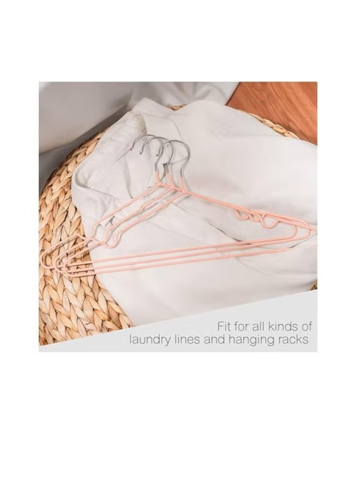 10pcs Clothes Hanger 40*20cm Home Non-slip Metal Drying Rack - multi color - Image 3