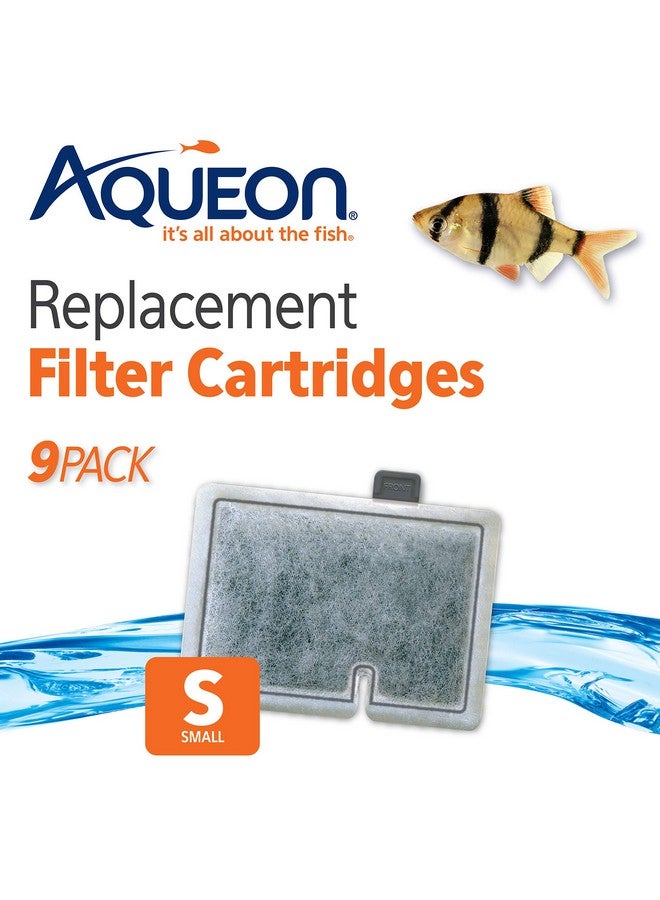 Aqueon Aquarium Fish Tank Replacement Filter Cartridges Small - 9 pack - Image 2