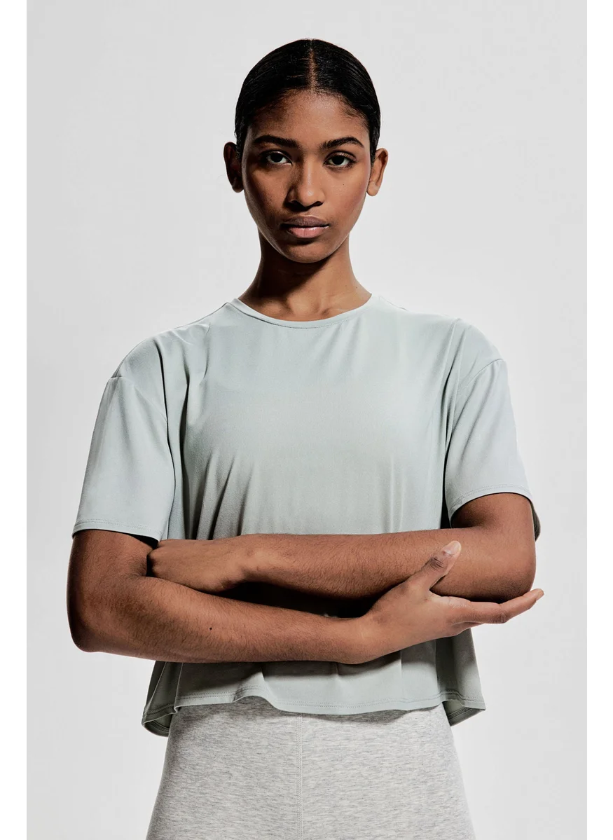 H&M Boxy-Style Sports Top In Drymove™