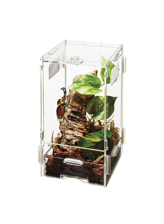 Zilla Micro Habitat Terrarium Enclosure For Small Tree Dwelling Reptiles, Amphibians, Spiders & Other Invertebrates, Small - Image 1