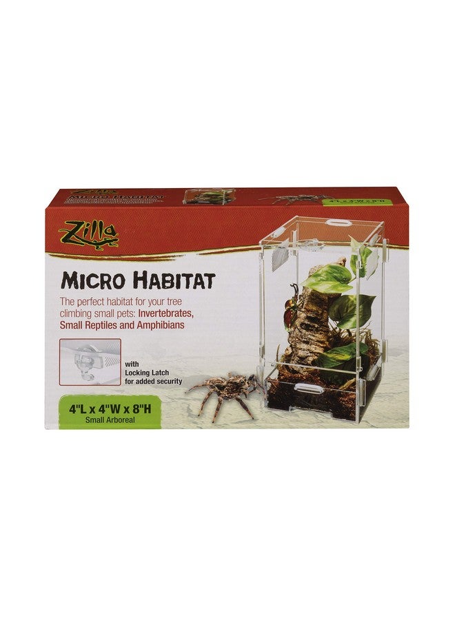 Zilla Micro Habitat Terrarium Enclosure For Small Tree Dwelling Reptiles, Amphibians, Spiders & Other Invertebrates, Small - Image 2