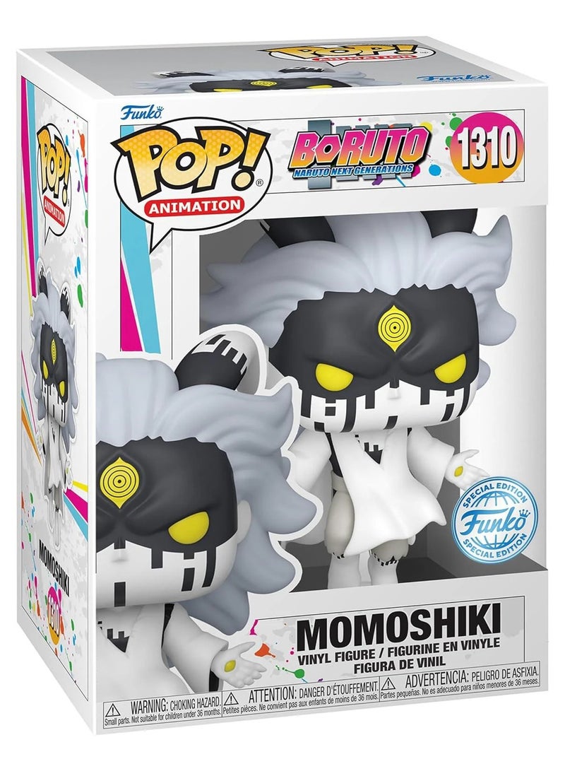 Funko Pop! Animation Boruto Next Generations - Momoshiki Special Edition White Exclusive Vinyl Figure  - Image 2