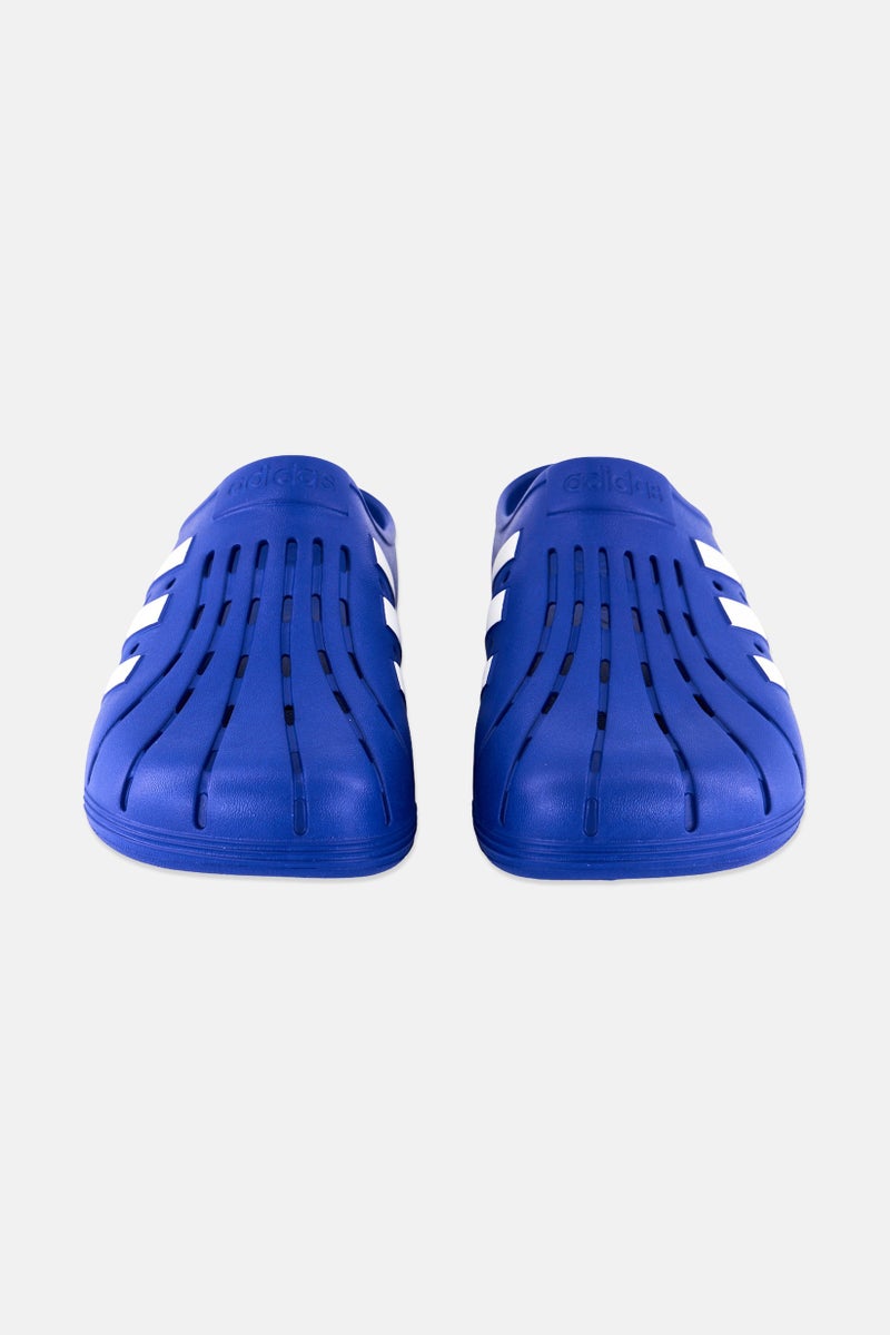 Adidas Men Adilette Comfort Slip Clogs, Blue - Image 4