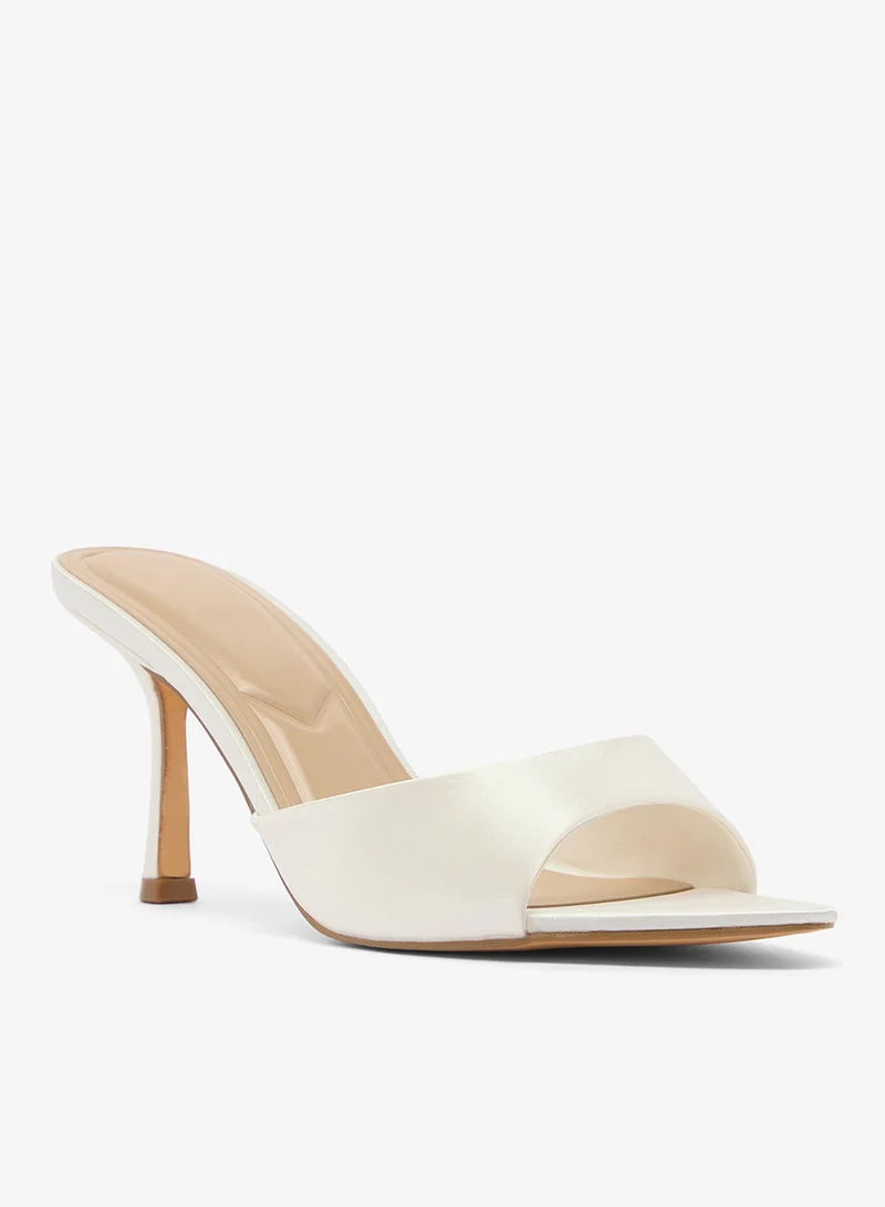 Truffle Suede High Heel Classic Sandals