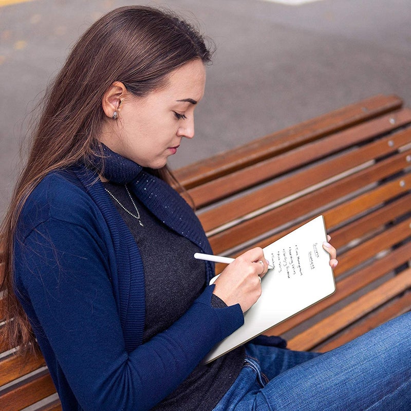 Scribbledo Small White Board Dry Erase Mini Whiteboard 9x12 Inch Small Dry Erase Board Marker Board Dry Erase Lapboards Handheld Personal White Boards for Students Small Whiteboard Office - Image 5