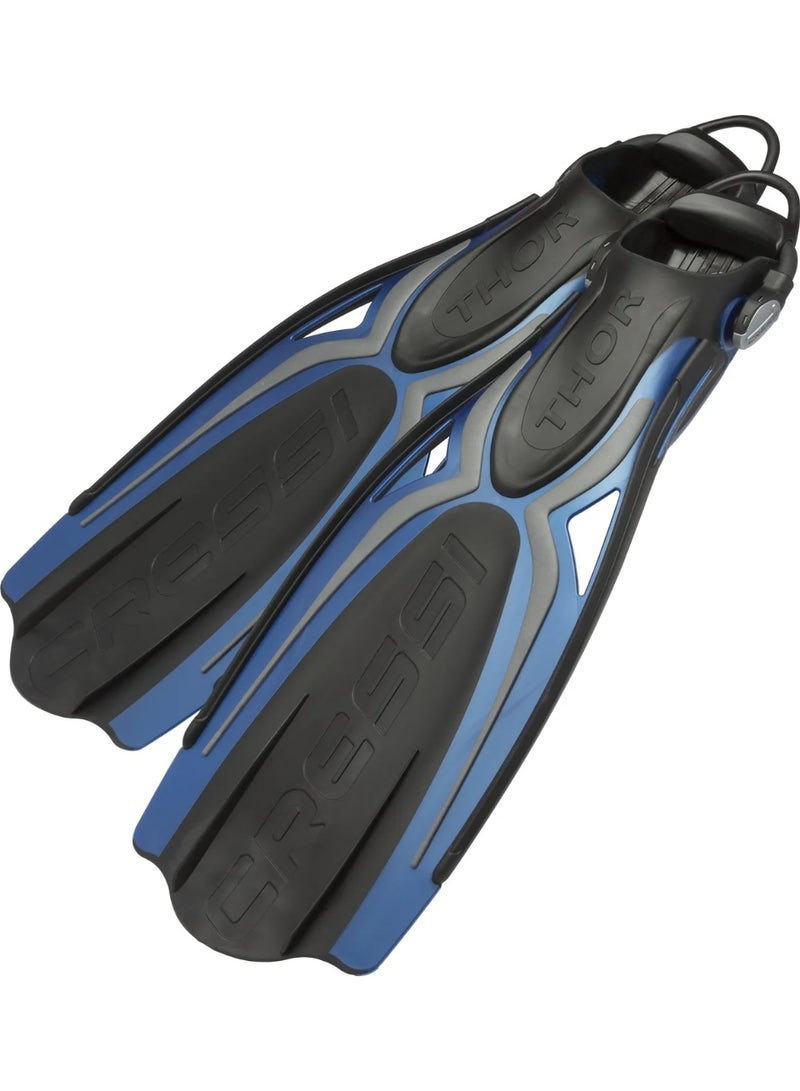 Cressi Thor EBS Fins Black/Blue - Image 1