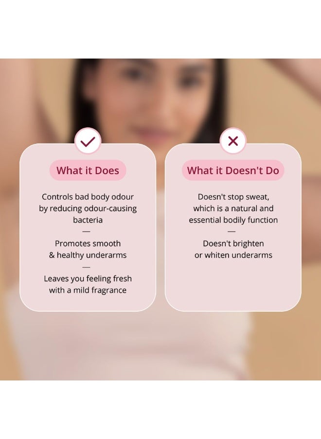 Carmesi Natural Deodorant Roll-on for Women | 95% Natural Ingredients || 50 ml (Pack of 2) - Image 4