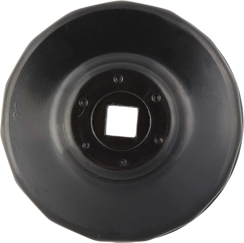Steelman Low Profile Oil Filter Cap Wrench Socket 80mm x 15 Flute, 3/8-inch Drive, Heavy Duty Chrome Vanadium Steel - Image 2