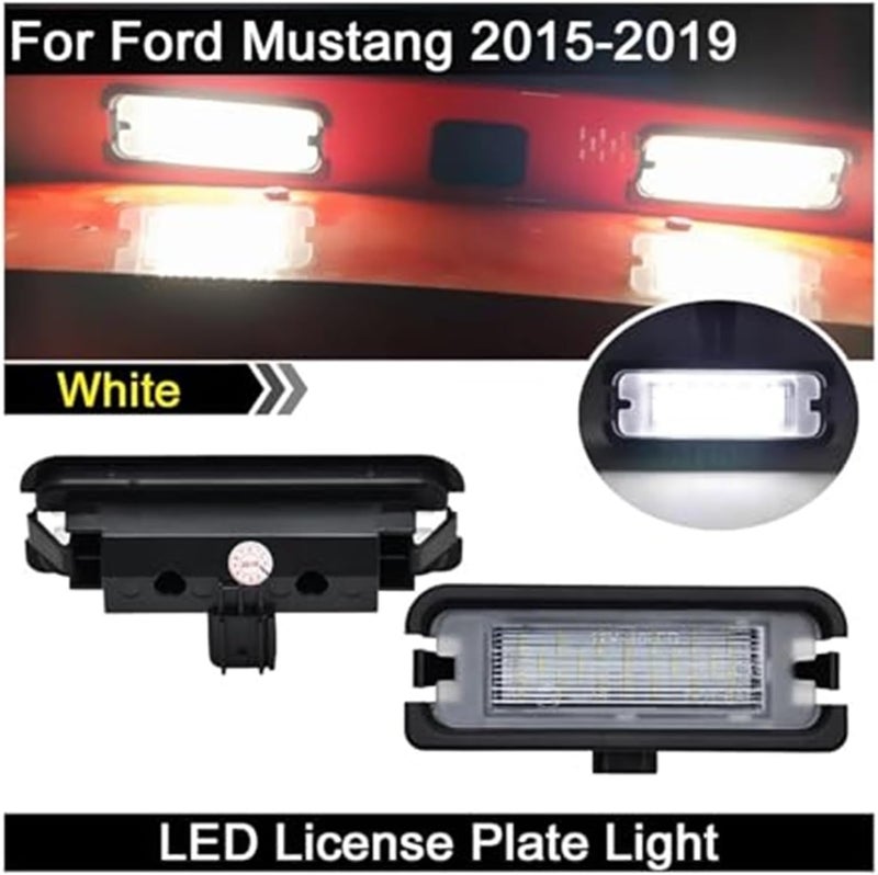 Wivplex 2Pcs White License Plate Light for Ford Mustang 2015-2019 - Image 4