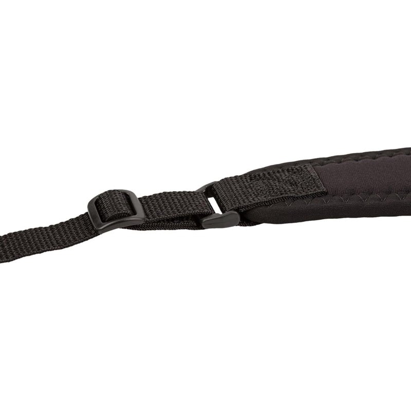 OP/TECH USA Super Classic Camera Neck Strap - UNI Loop Design with Padded Neoprene, Control-Stretch System, and Quick Disconnects - Ideal for Photographers' Comfort (Black) - Image 3