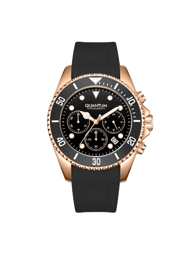 Quantum Men's Silicone Chronograph Watch PWG1099.451 - 44 mm - Image 1