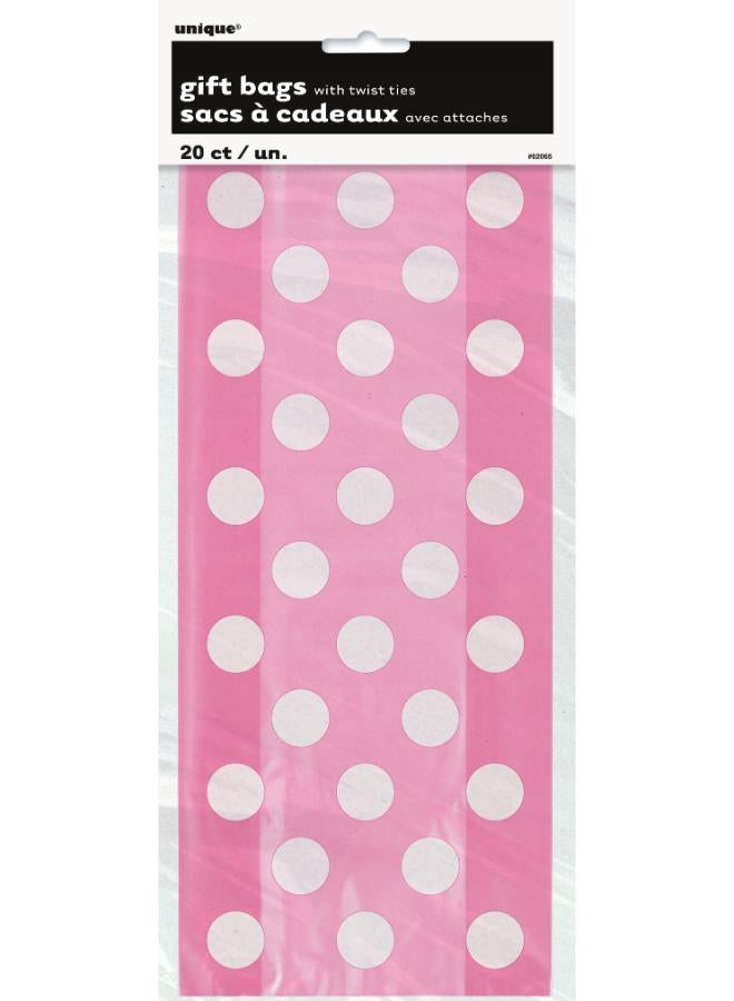 Unique أكياس سيلوفان بنقاط وردية زاهية - Image 4