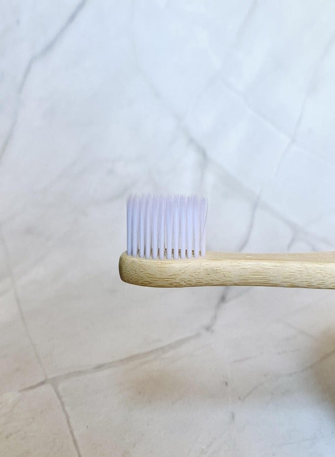 ECOMANTRAA Bamboo Toothbrush for Adults (Pack of 4) with 4 colours, Natural and organic toothbrush - Image 5