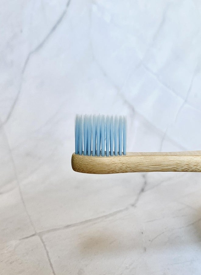 ECOMANTRAA Bamboo Toothbrush for Adults (Pack of 4) with 4 colours, Natural and organic toothbrush - Image 4