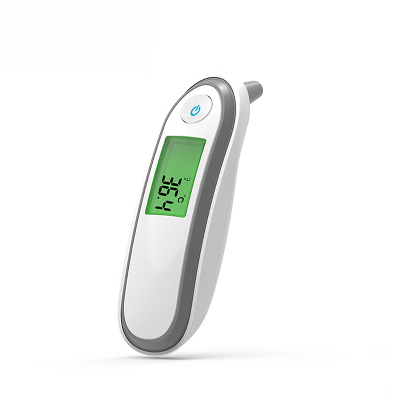 Non-Contact Infrared Thermometer: Gray 40*30*120mm Mercury-Free Forehead Thermometer - Multi-Function Ear Thermometer for Home Family Health Monitoring - Image 1