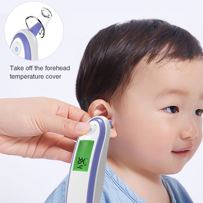 Non-Contact Infrared Thermometer: Gray 40*30*120mm Mercury-Free Forehead Thermometer - Multi-Function Ear Thermometer for Home Family Health Monitoring - Image 5