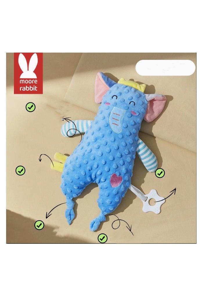 Moore Rabbit Baby Soothing Towel Soothing Doll for Infants and Young Children to Bite Plush Toy Doll 