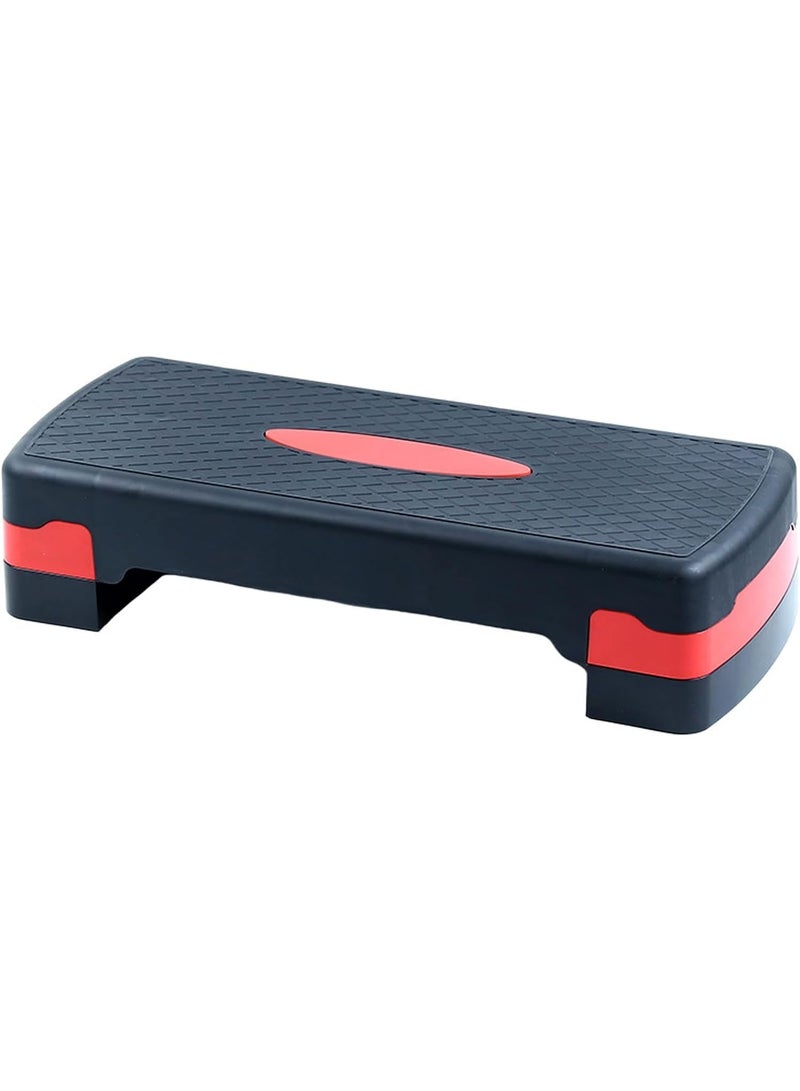 BLOOMING TIME Aerobic Step Exercise Step Full And Compact Sizes Workout Deck With Adjustable Riser Height And Non Slip Textured Surface  - Image 1