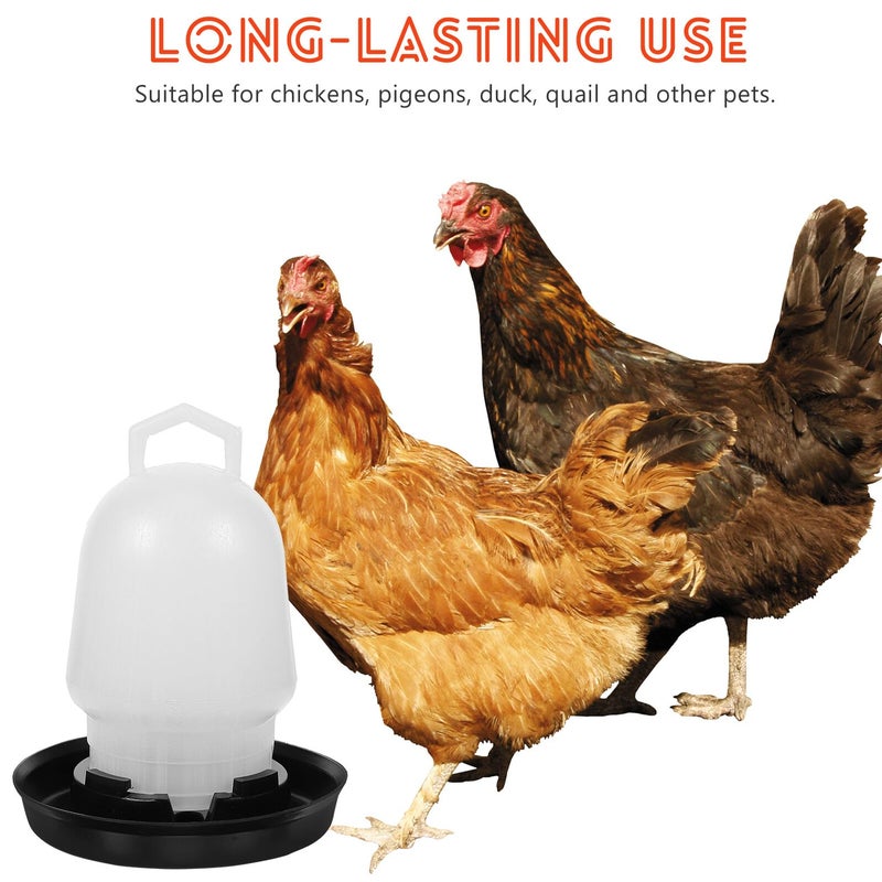 Automatic Poultry Water Feeder Cup For Chickens Ducks Geese Easy Clean Farm Hydration Bucket - Image 3