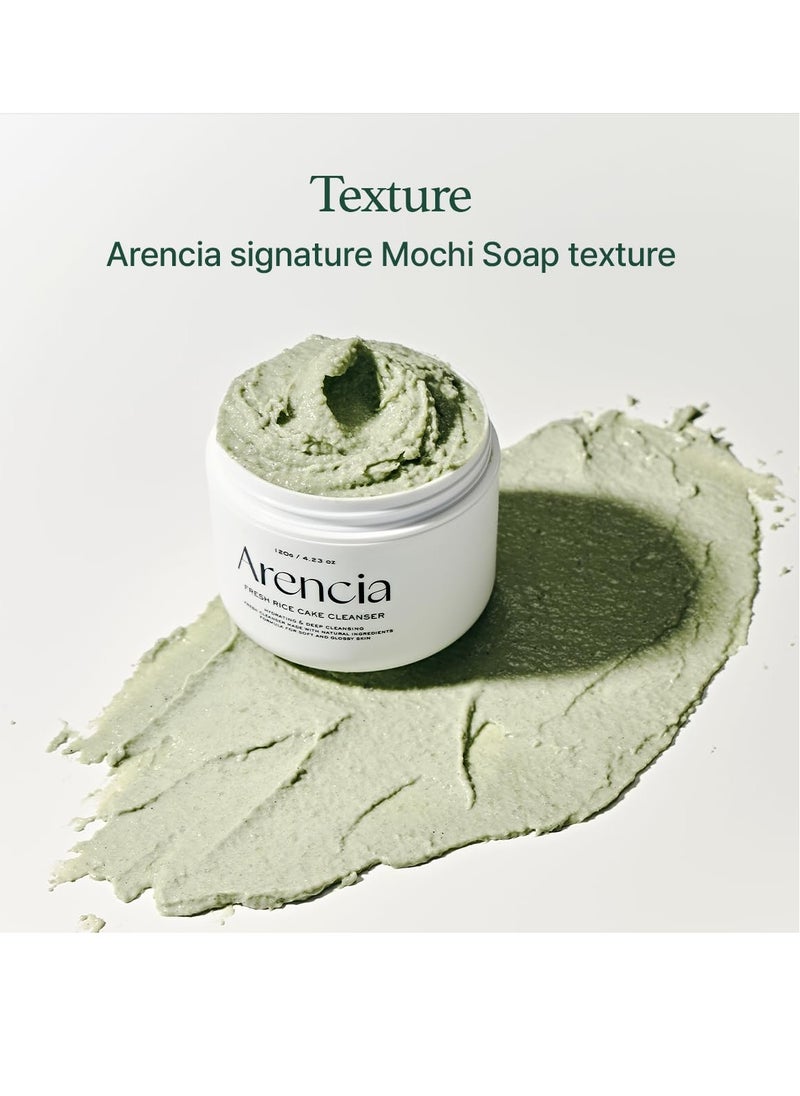 arencia Glass Skin Care Duo [Korean Rice Mochi Facial Cleanser + Glow Hyssop Overnight Mask Serum]  - Image 2