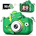 Cimizi Dinosaur Kids Camera for Boys Girls Toddler Digital Selfie Camera with Cute Protective Cover and 32G SD Card Christmas Birthday Gifts Toys for 3 4 5 6 7 8 9 10 11 12 Years Old Little Girls and Boys - Image 3