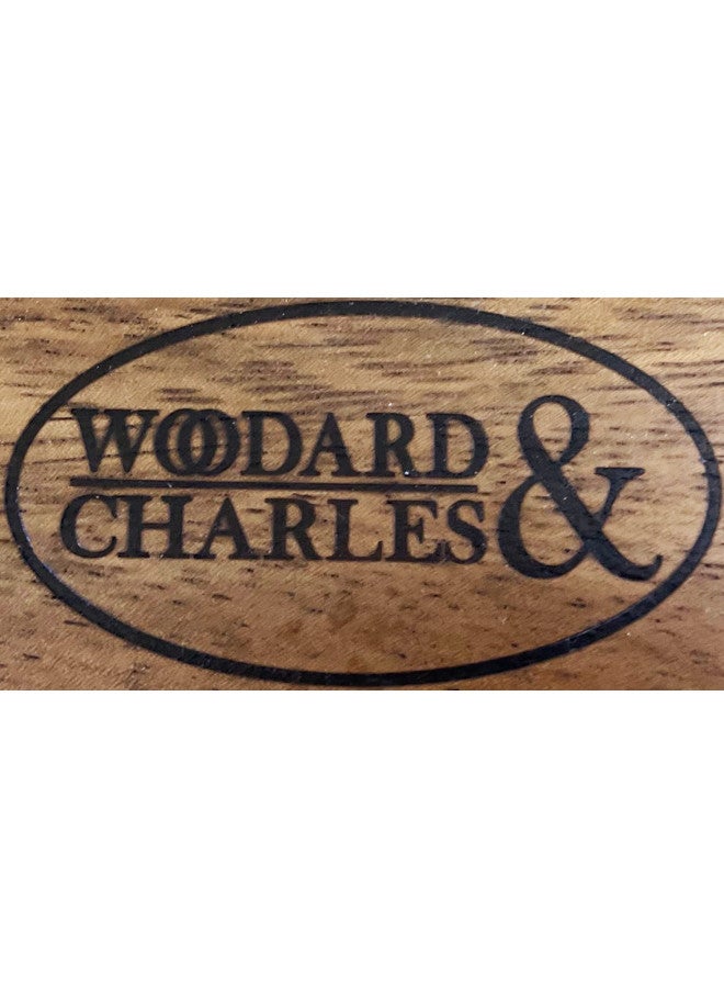 LTD Woodard & Charles Hands Salad Servers, 6" x 4", Cherry Stain - Image 4