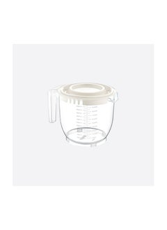 dunya Dunya Graduated Mixing Jug -Mixing Bowl With Cover 2200ml-Beige-Turkey Made  - Image 1