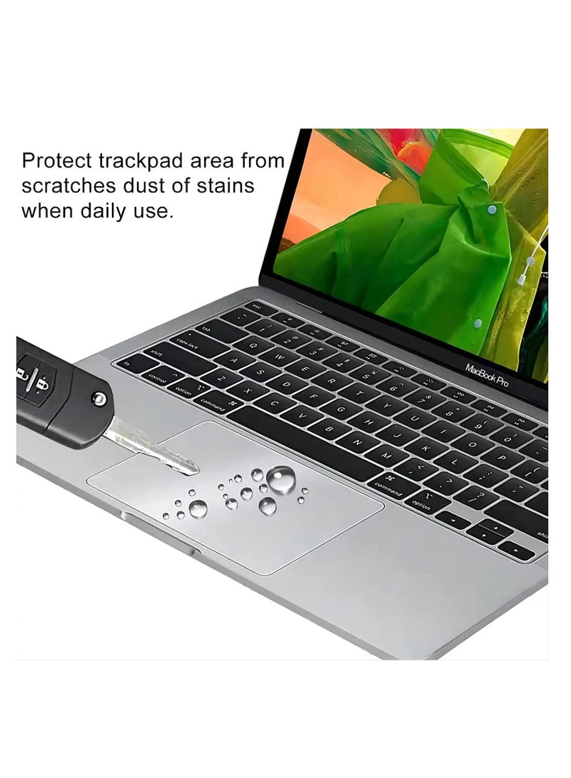 2PCS Trackpad Protector Cover for 2026 2025 2024 2023 2022 2021 Apple MacBook Pro 16 inch A3429 A3428 A3403 A3186 A2485 A2780 A2991 M5 M4 M3 M2 M1 Pro/Max Clear Anti Scratch Fingerprint Waterproof Touch Pad Skin Accessories - Image 4