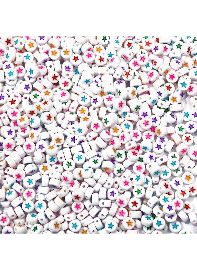 Generic 4*7mm acrylic loose beads English letter flat beads diy children's early education beaded jewelry accessories bracelet weaving - Image 3