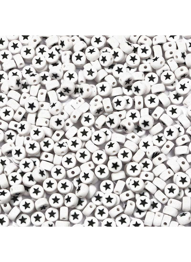 Generic 4*7mm acrylic loose beads English letter flat beads diy children's early education beaded jewelry accessories bracelet weaving - Image 4