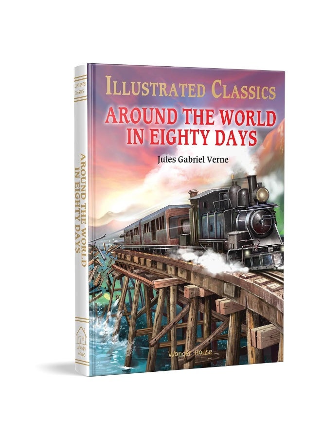 Around The World In 80 Days: Abridged Novels With Review Questions | Published by Wonder House Books | Hardcover - Image 1