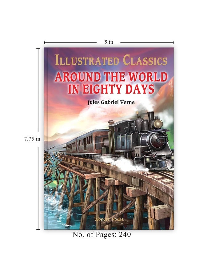 Around The World In 80 Days: Abridged Novels With Review Questions | Published by Wonder House Books | Hardcover - Image 3