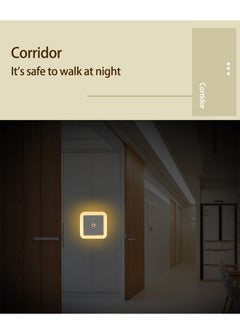 DAREU 4-Pack Plug-In LED Night Light with Sensor – Soft Glow for Bedroom, Bathroom, Hallway, and Stairs – Energy-Efficient, Fire-Resistant, Auto On/Off Nightlight  - Image 5