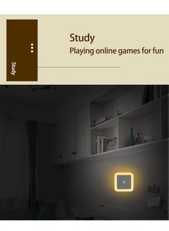 DAREU 4-Pack Plug-In LED Night Light with Sensor – Soft Glow for Bedroom, Bathroom, Hallway, and Stairs – Energy-Efficient, Fire-Resistant, Auto On/Off Nightlight  - Image 4