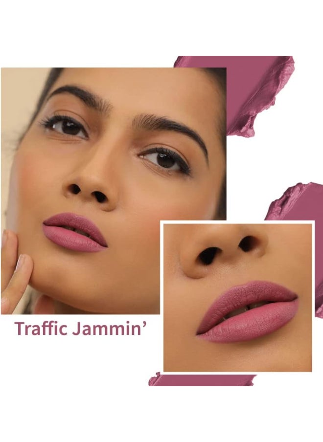 نيكا أحمر شفاه كريمي غير لامع من نايكا سو كريم - ترافيك جاممين  - Image 5