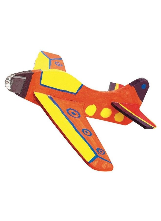 Creativity for Kids - Four Foam Fliers Mini Craft Kit Paint 4 Foam Glider Airplanes, Small Gifts For Kids, Red - Image 1