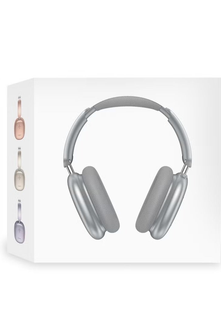 Air Max Pro Wireless Over Ear Headphones with Active Noiose Cancellation and Built-in Mi, Comfortable and Lightweight - Starlight - Image 4
