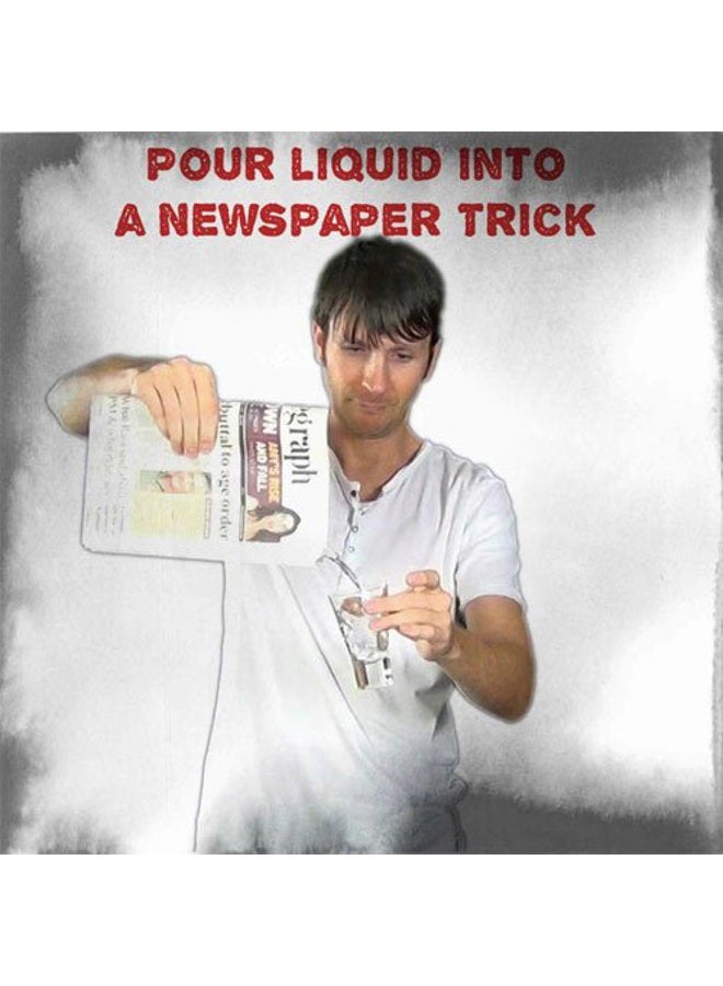 MilesMagic Appearing And Disappearing Liquid from Newspaper Gimmick Prop Magic Trick - Image 2