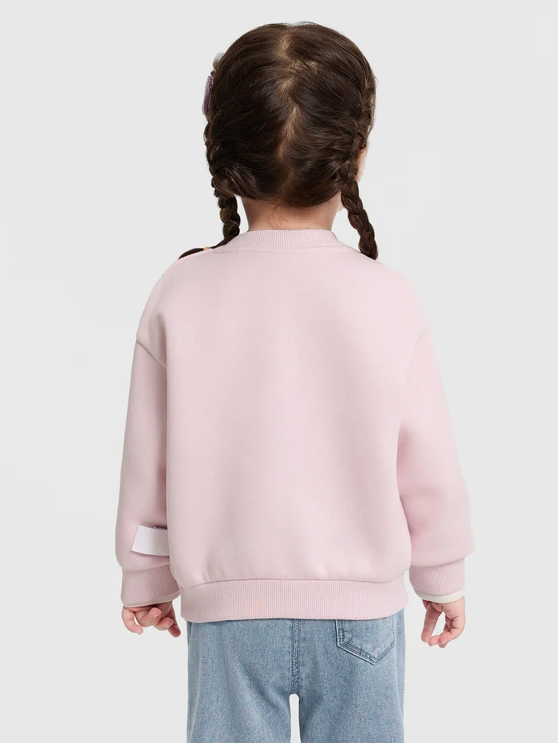 Balabala Toddler Girl Round neck sweatshirt
