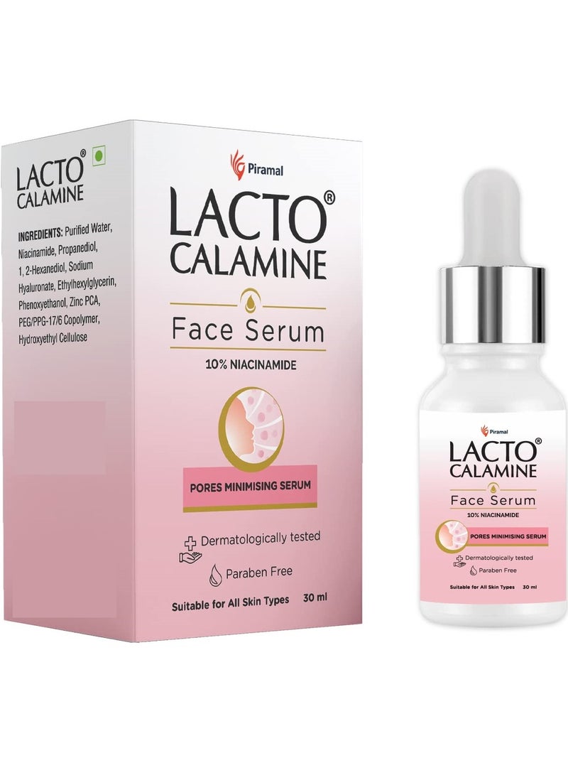 Lacto Calamine Face Serum 10% Niacinamide with Anti-Pollution Active 30 ml - Image 1