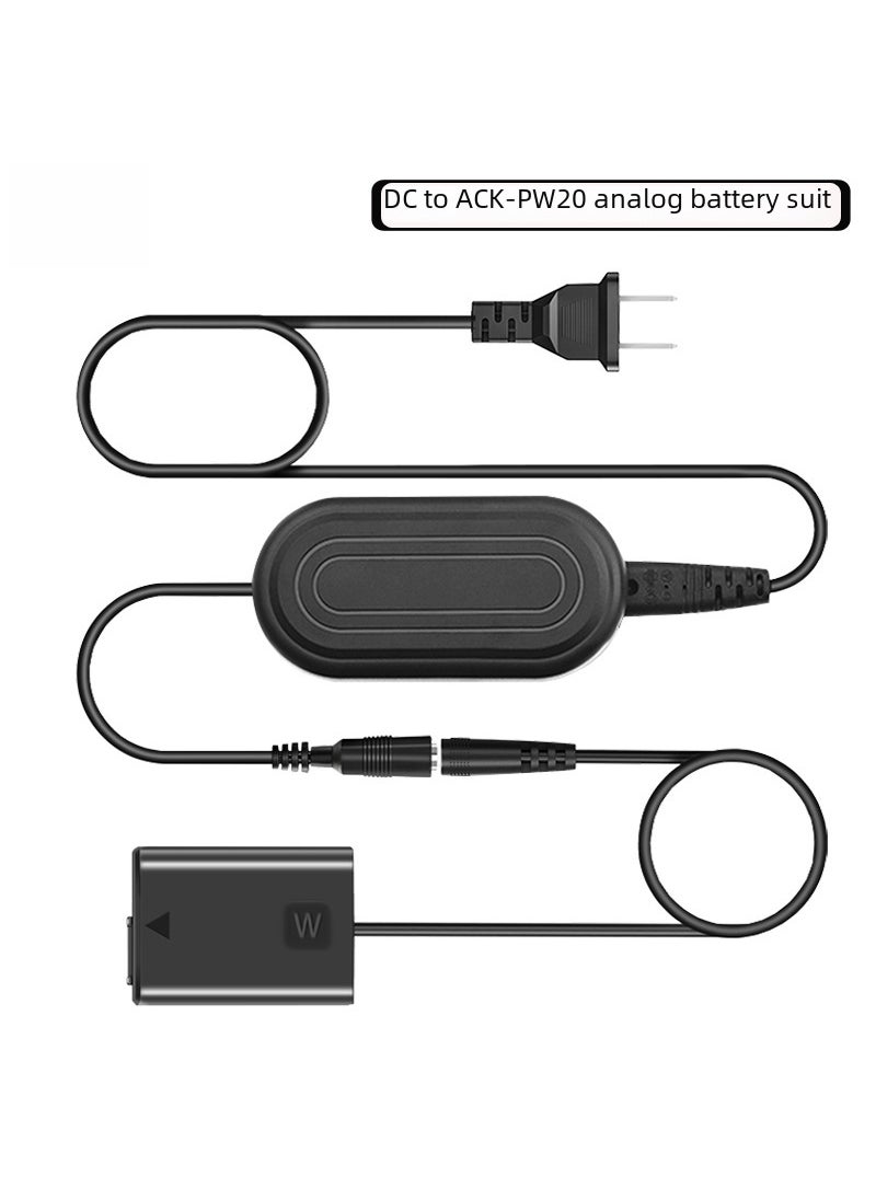 Generic - AC-PW20 Power Adapter for Sony a6000 a7R - Image 1