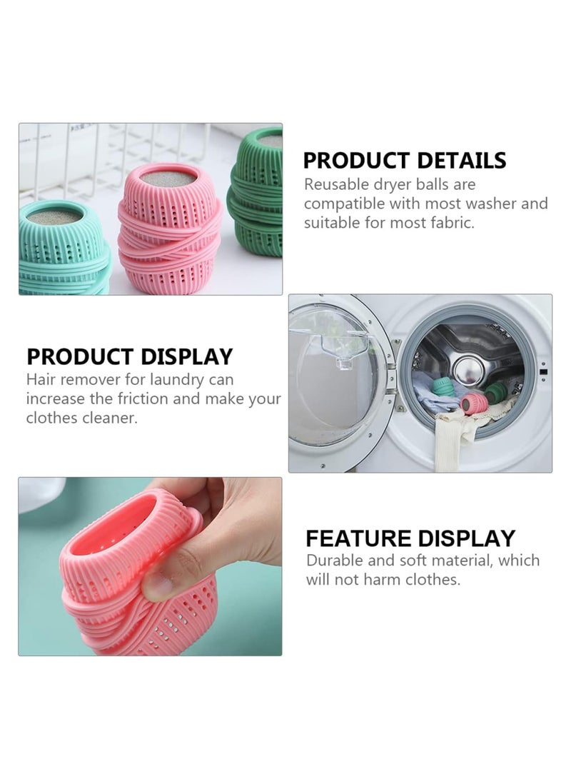 Excefore 3pcs Laundry Ball Sponge Ball  Washer Soap Ball Substitute Laundry soap Washing Drying Ball Washer Ball Laundry Washer Washing Machine Washing Ball  - Image 5