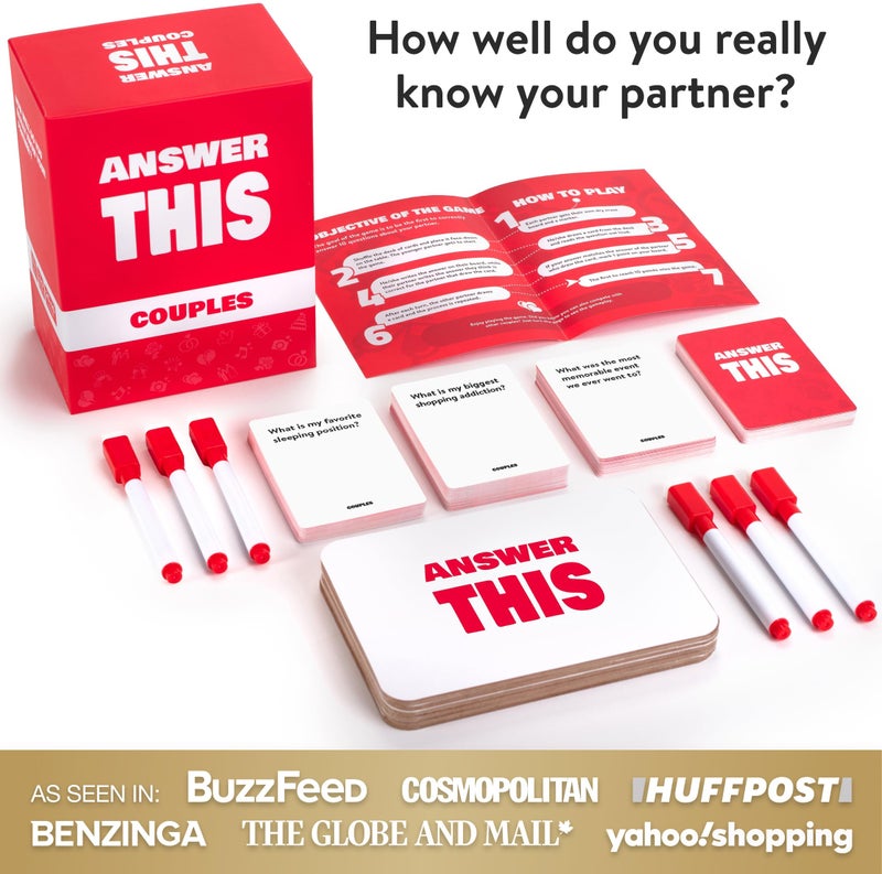 The World Game Answer This - Do You Really Know Your Partner? - Couples Game for Adults - 150 Fun & Interactive Conversation Cards for Date Night, Game Night or Valentines â€“ Great Anniversary or Engagement Gift - Image 2